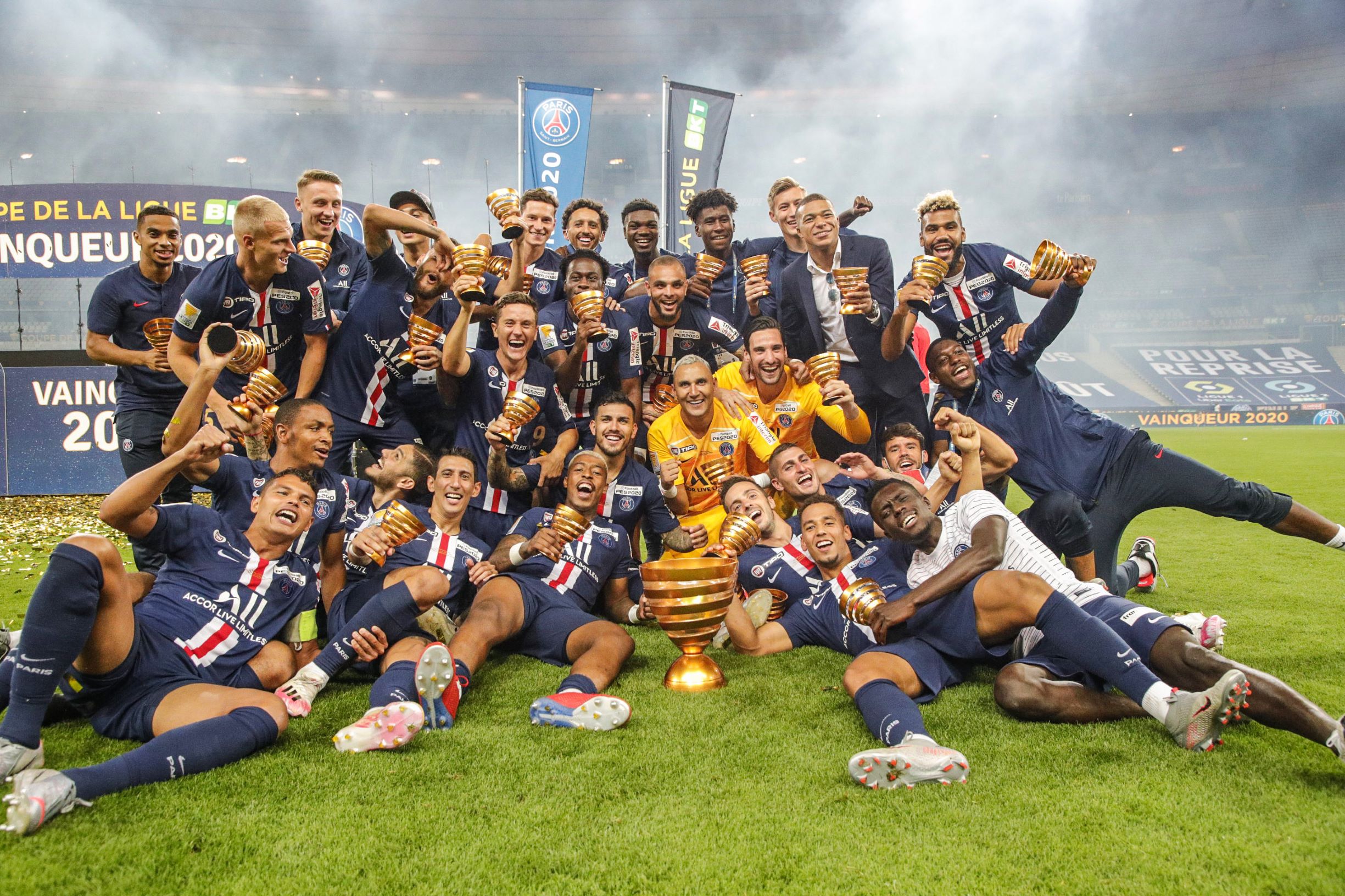 PSG garante quarto título da temporada ao vencer o Lyon