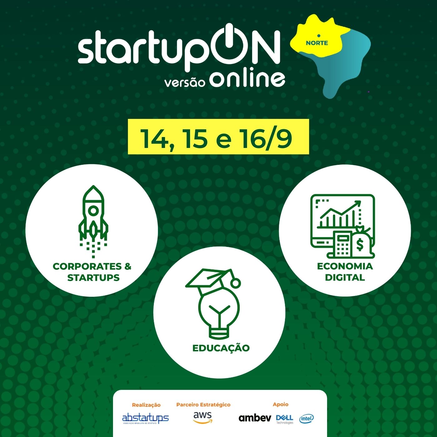 Abstartups e comunidades do Norte realizam painéis e mentorias online para startups de todo o Brasil