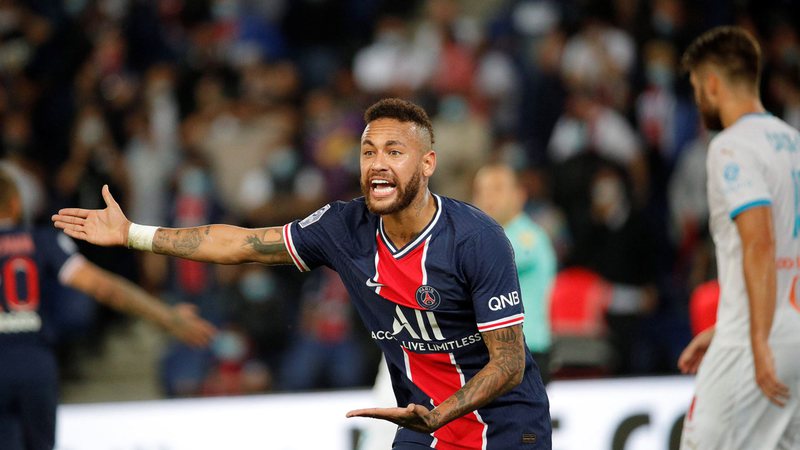 Jogador do Olympique de Marselha nega ofensas de Neymar