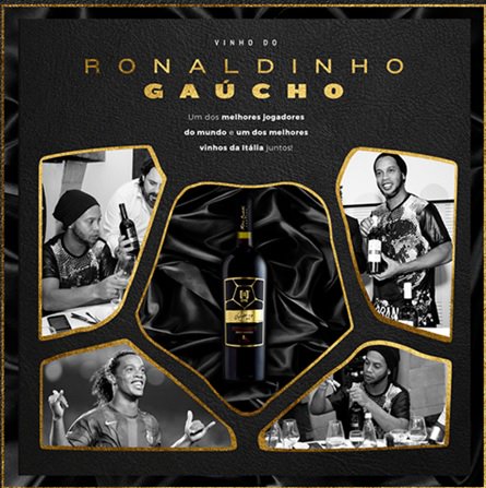 Ronaldinho Gaúcho: após pena no Paraguai e volta ao Brasil, ídolo lança linha de vinho
