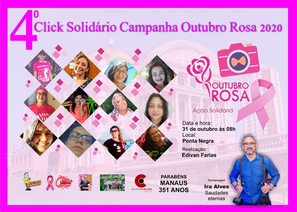 ‘Click Solidário’ fotografa mulheres com câncer de mama