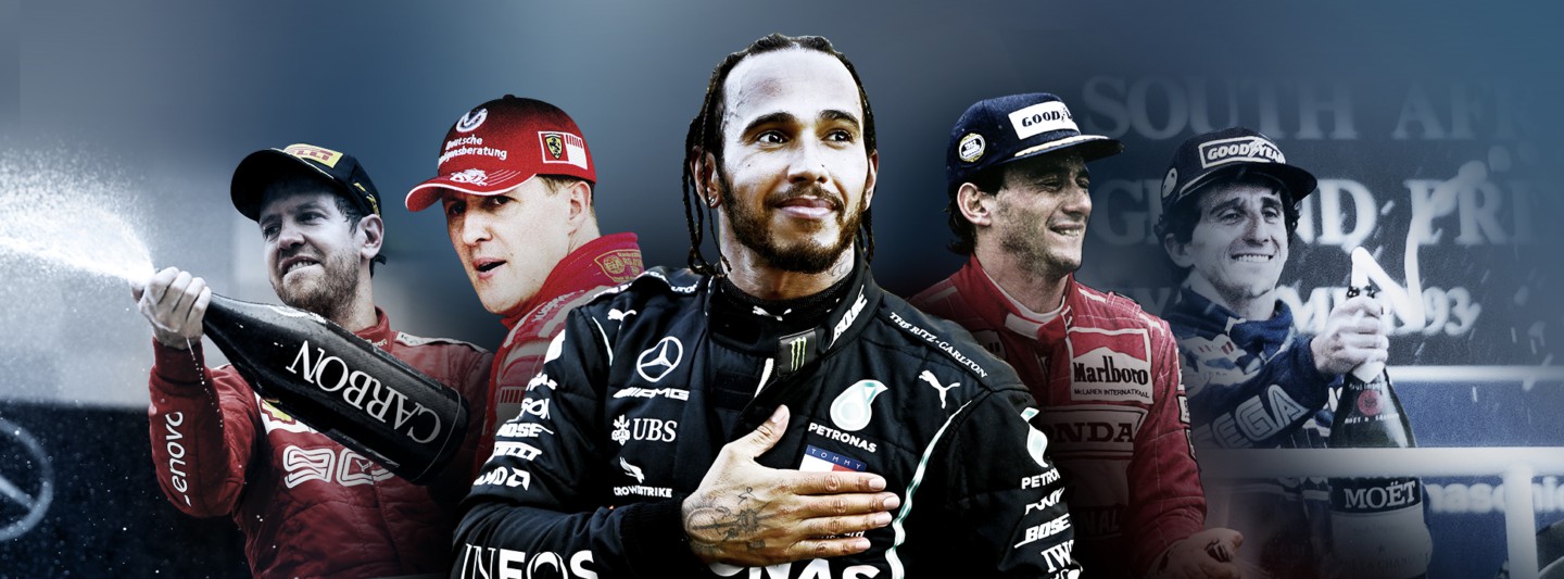 Os maiores vencedores da Fórmula 1