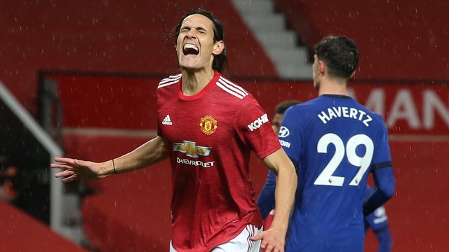 Na estreia de Cavani, Manchester United e Chelsea empatam sem gols