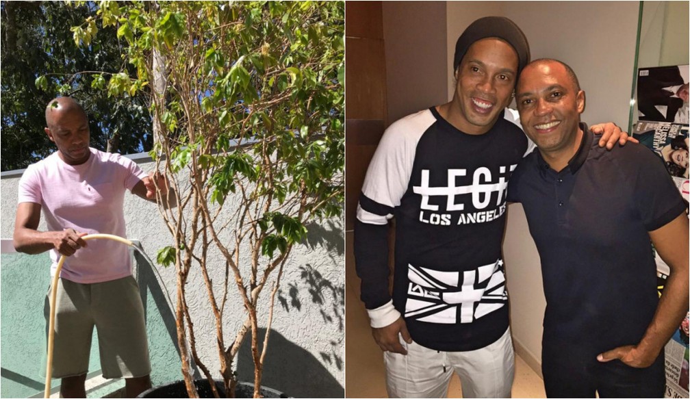 Preso no Paraguai, Ronaldinho fez três músicas com Salgadinho