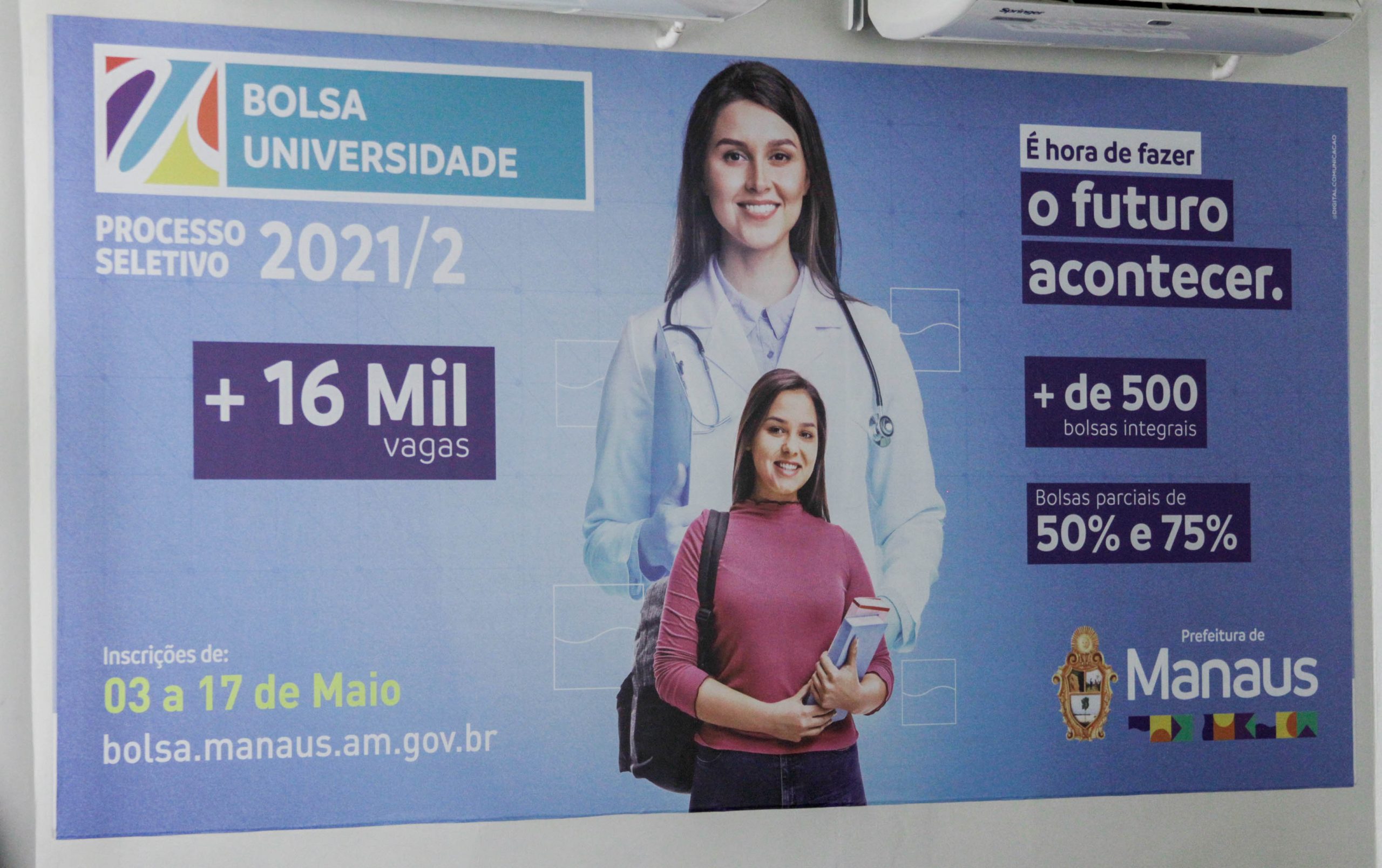 Bolsa Universidade abre 16 mil vagas para segundo semestre em Manaus