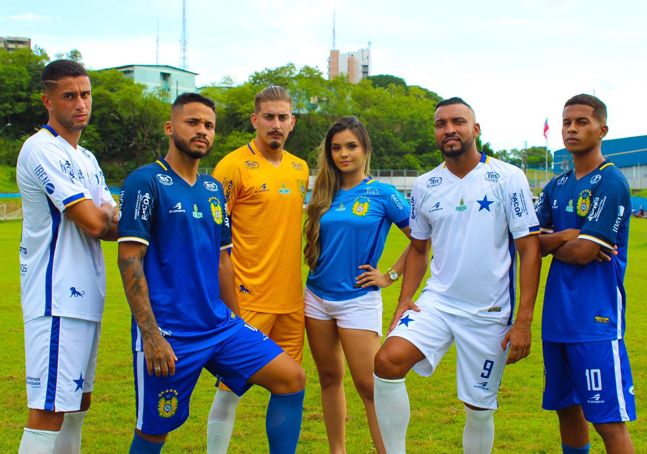 Nacional FC lança nova camisa de jogo, nas cores branca, azul e amarela