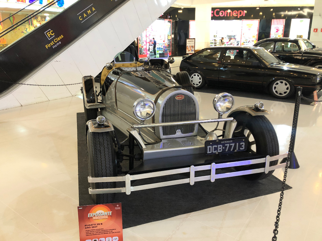 Exposição de carros antigos vai até este domingo, no Shopping Ponta Negra