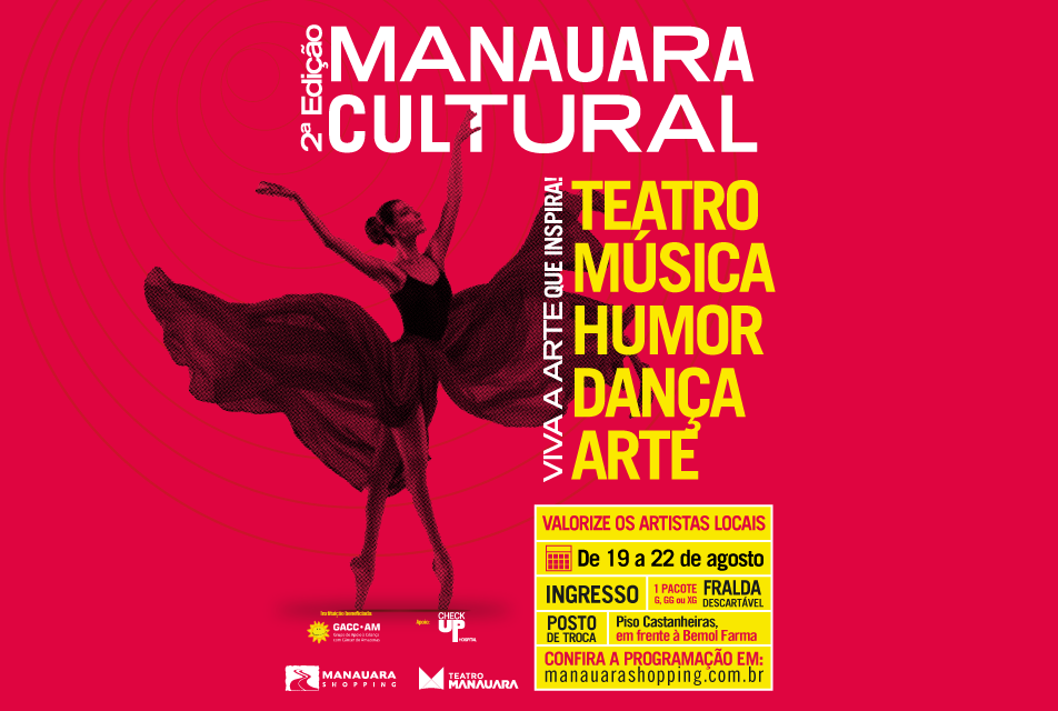 2ª Edição do Manauara Cultural é realizado a partir desta quinta-feira (19/08)