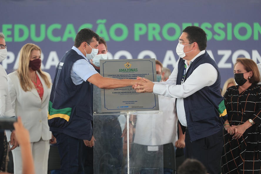 Wilson Lima inaugura a maior e mais moderna escola do Cetam