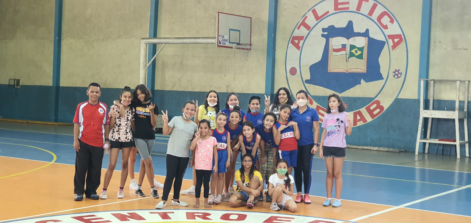 Esporte e diversão integra alunas do Cecab neste sábado