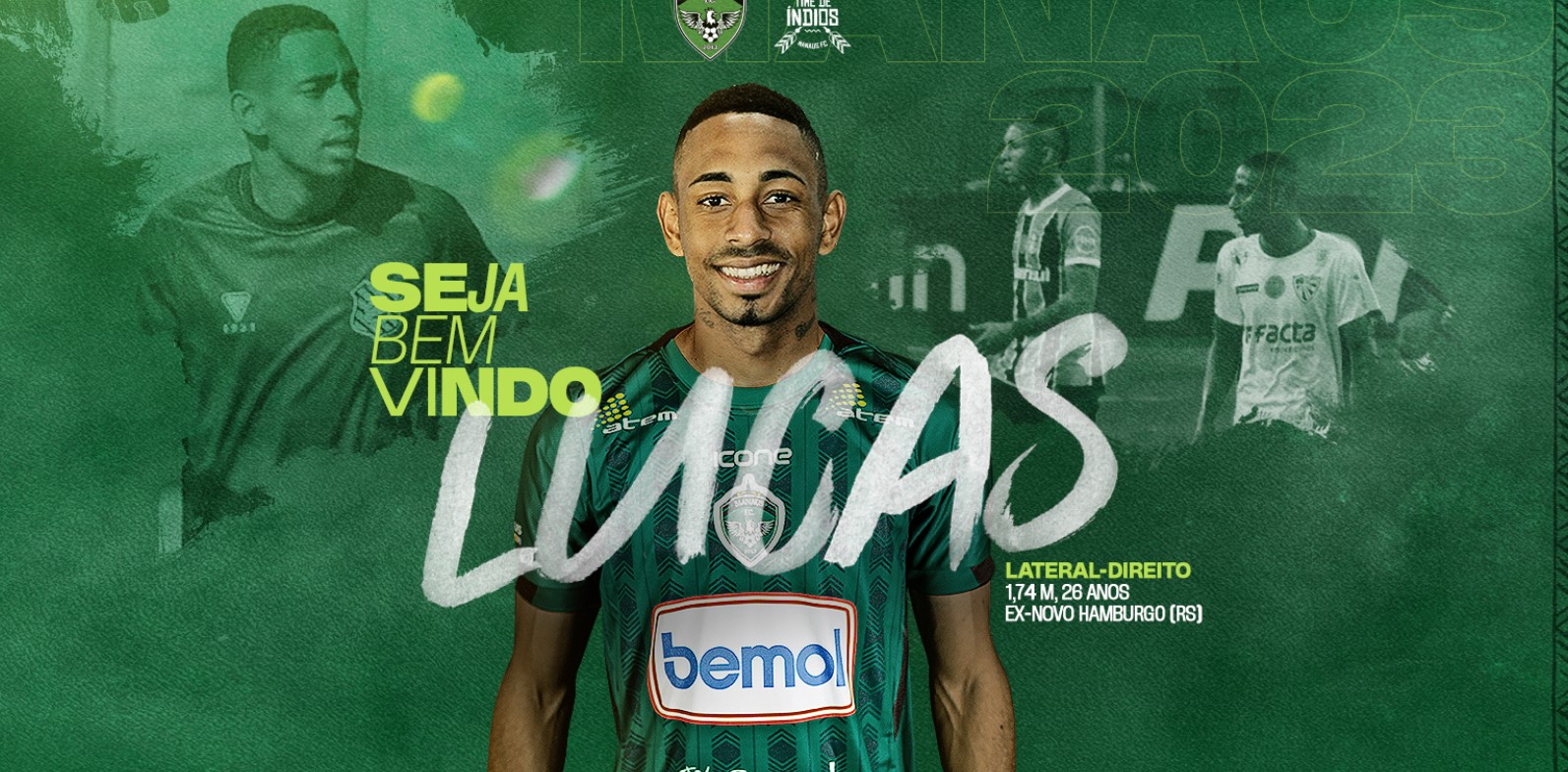 Manaus FC contrata mais um jogador para a temporada 2023