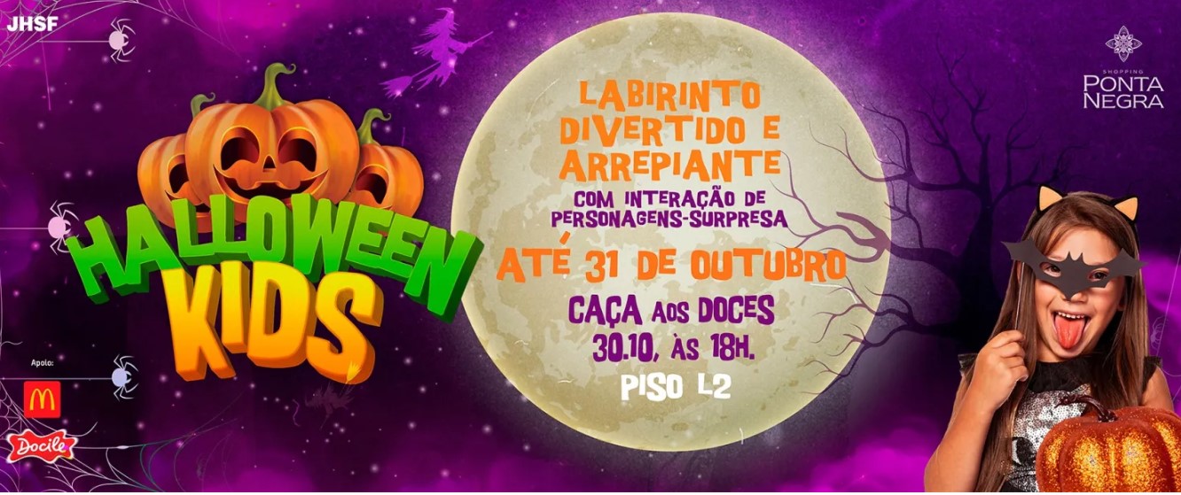 Shopping Ponta Negra inicia programação de Halloween para as crianças