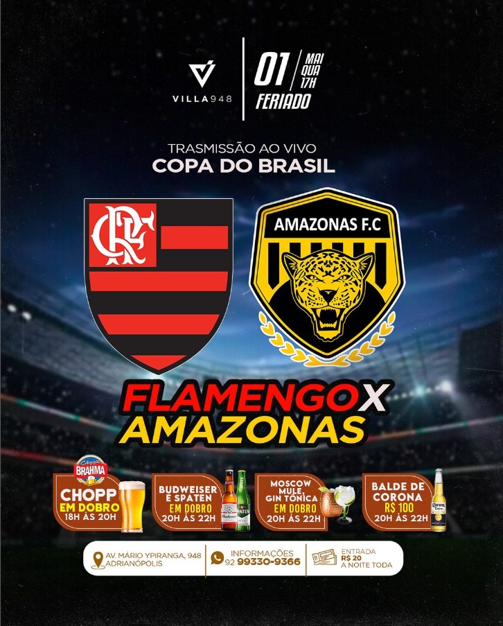 Flamengo X Amazonas FC Villa 948